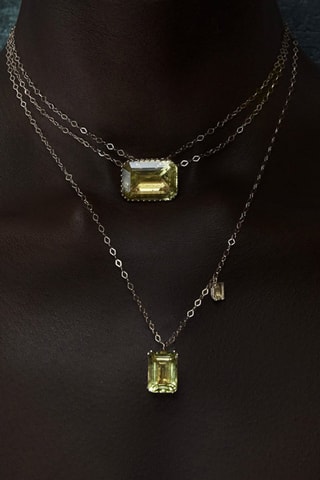 Ketting - Roségoud en Kwarts