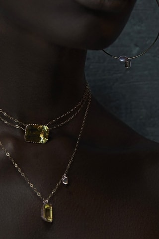 Ketting - Roségoud en Kwarts