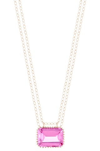 Ketting - Roségoud en Topaas