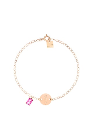 Armband - Roségoud en Topaas