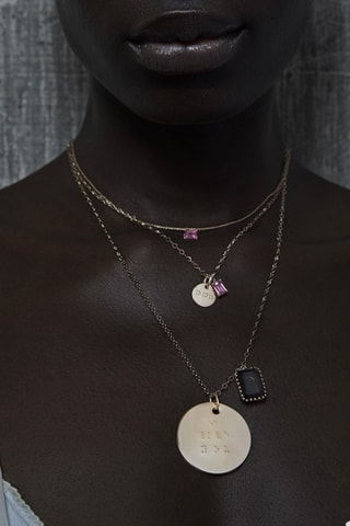 Ketting - Roségoud en Topaas