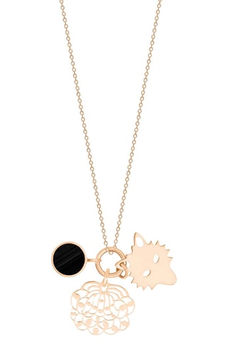 Ketting - Roségoud en Onyx