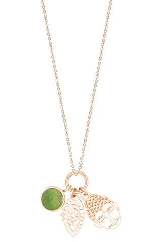 Ketting - Roségoud en Jade