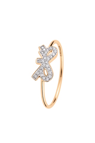 Ring - Roségoud en Diamanten