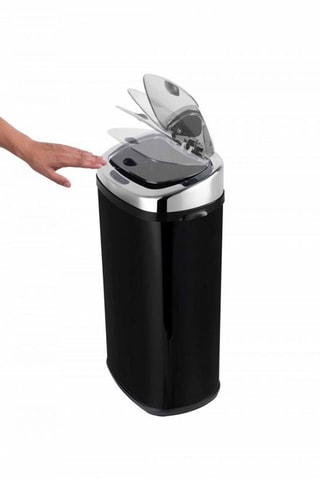 Caixote do lixo automático em aço inoxidável Largo - 42 l