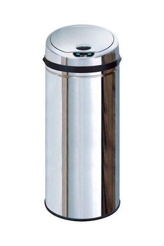 Caixote do lixo automático em aço inoxidável Artic 50 l Preateado