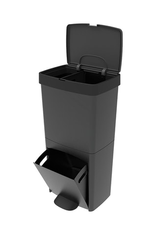 Caixote do lixo para triagem seletiva com pedal 70 l
