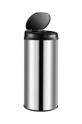 Caixote do lixo automático em aço inoxidável - 50 l