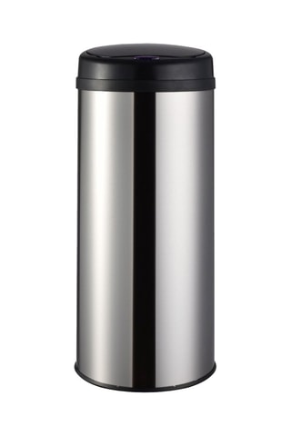 Caixote do lixo automático em aço inoxidável - 50 l