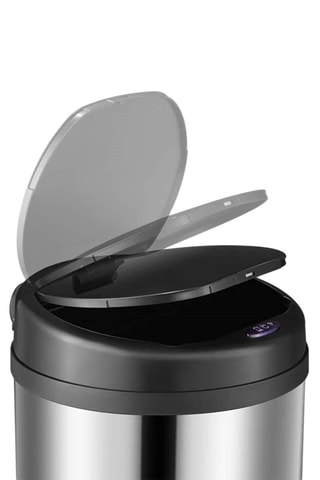 Caixote do lixo automático em aço inoxidável - 50 l