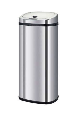 Caixote do lixo automático em aço inoxidável Largo - 42 l