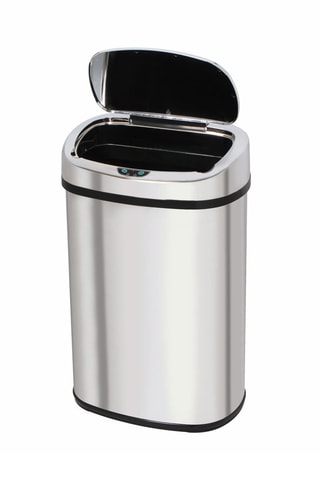 Caixote do lixo automático em aço inoxidável Majestic - 58 l