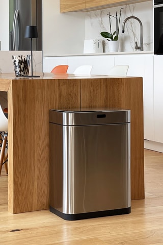 Caixote do lixo automático em aço inoxidável Upper - 60 l