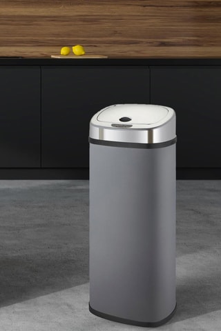 Caixote do lixo automático em aço inoxidável Largo 42 l