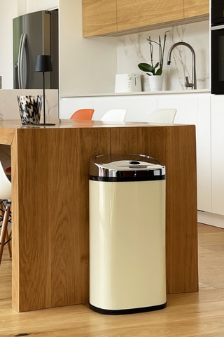Caixote do lixo automático em aço inoxidável 42 l