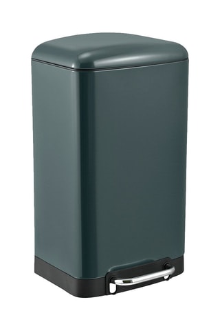 Caixote do lixo para triagem seletiva com pedal em aço inoxidável Greenwich - 40 l