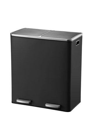 Caixote do lixo para reciclagem em aço inoxidável com pedal Major - 60 l