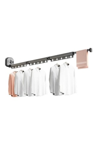 Estendal de roupa de parede dobrável Python 125 cm de alcance