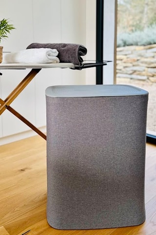 Cesto de roupa suja dobrável com separador - 50 l