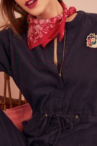 Foulard en soie Opita - Rouge