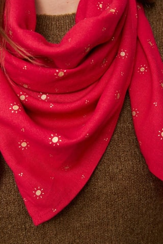 Foulard en soie - Coquelicot
