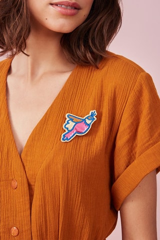 Broche Mirin - Bleu
