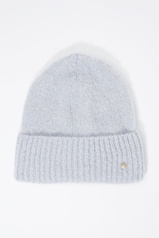 Bonnet en super kid mohair et laine - Gris