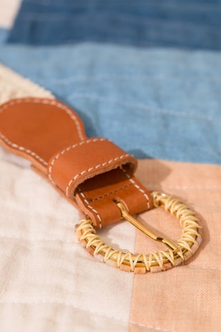 Ceinture en cuir Peyton - Marron