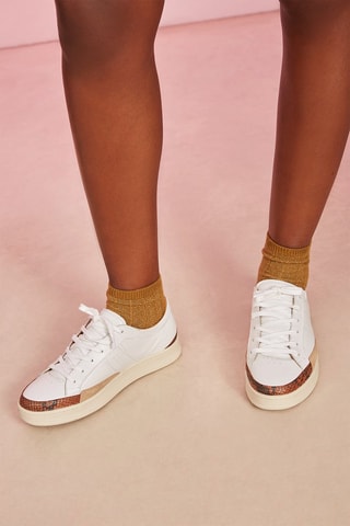 Baskets en cuir Party - Blanc