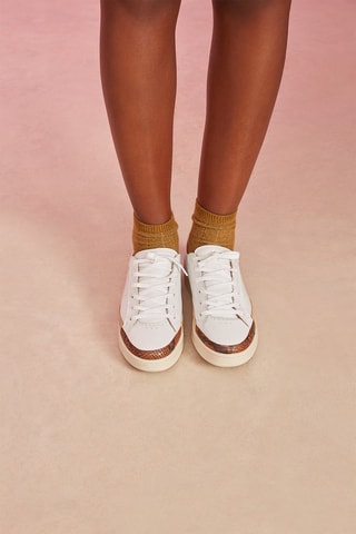 Baskets en cuir Party - Blanc