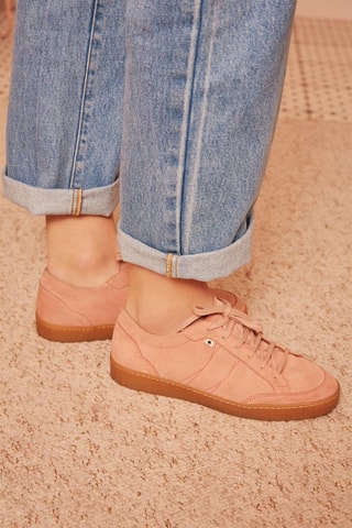 Baskets en nubuck Maia - Rose
