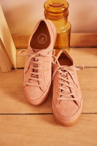 Baskets en nubuck Maia - Rose