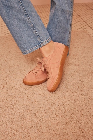 Baskets en nubuck Maia - Rose
