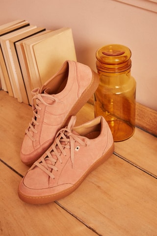 Baskets en nubuck Maia - Rose