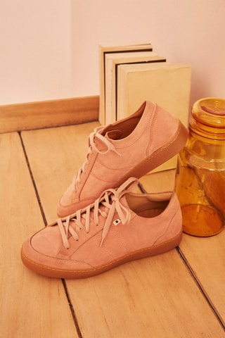 Baskets en nubuck Maia - Rose