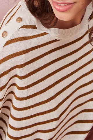 Pull en lin Babou - Blanc