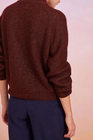 Pull en mohair et alpaga Dibou - Bordeaux
