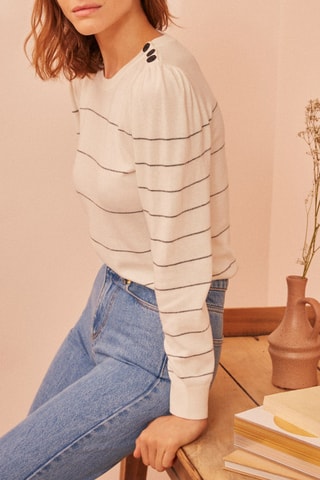 Pull en laine Aceta - Blanc