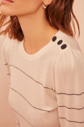 Pull en laine Aceta - Blanc