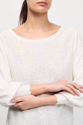 Pull en lin Bazoum - Ecru