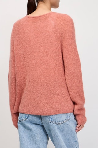 Pull en kid mohair et alpaga Boston - Corail