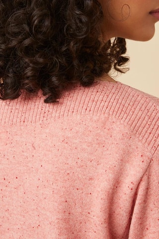 Pull en mérinos - Rose