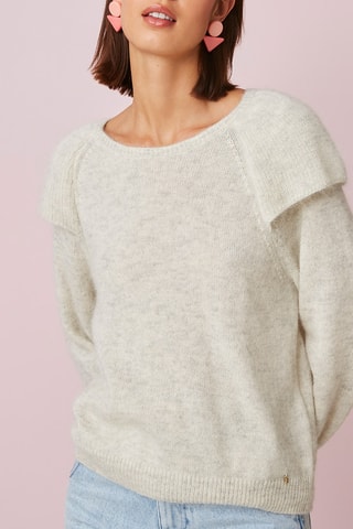 Pull en alpaga - Beige