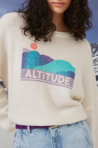 Pull en alpaga - Ecru