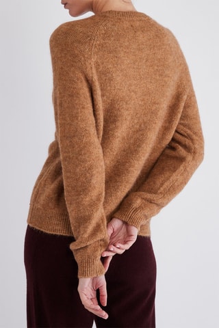 Pull en alpaga et mérinos - Camel