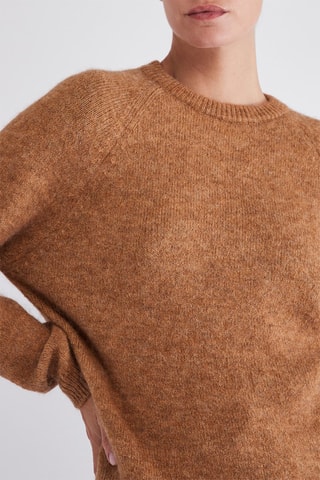 Pull en alpaga et mérinos - Camel