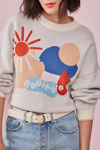 Pull en mérinos Camila - Gris