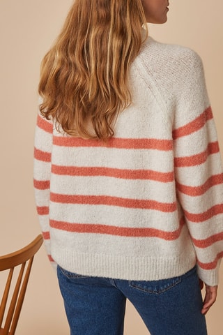 Pull en mohair et mérinos - Ecru