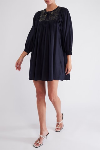 Robe patineuse - Bleu marine