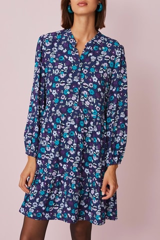 Robe courte - Bleu